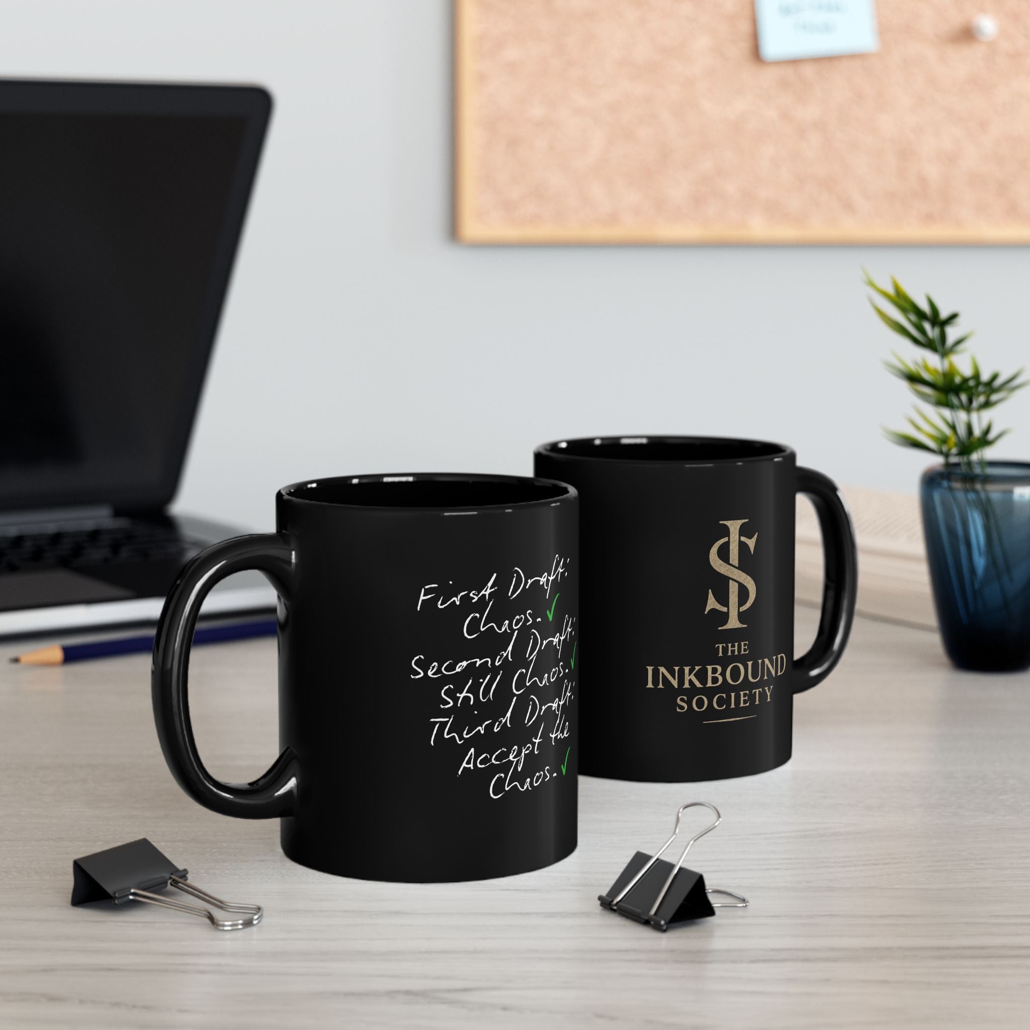 Black Coffee Mug for Writers