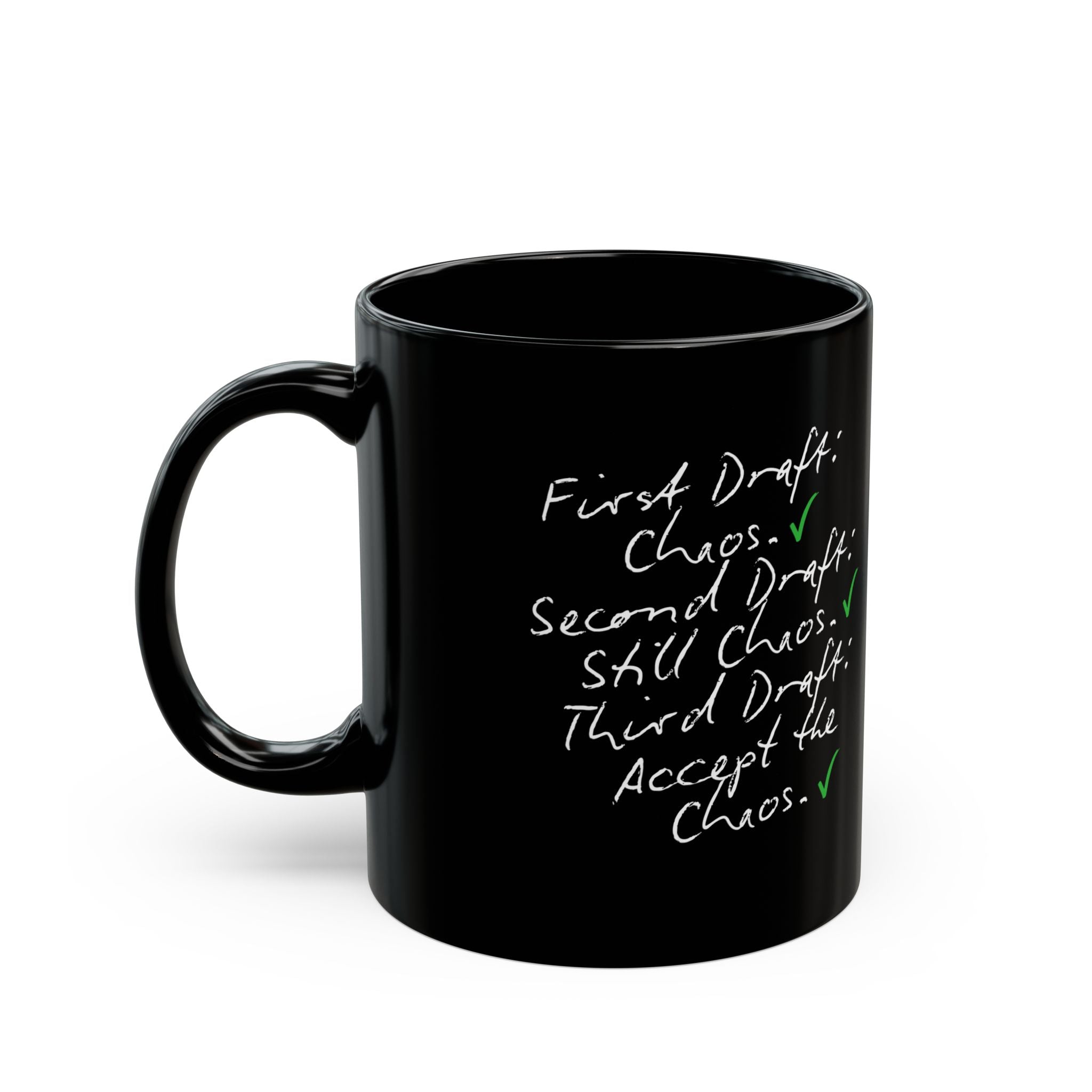 Black Coffee Mug for Writers